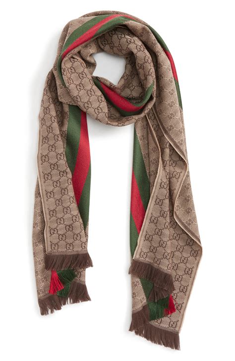 silk and wool gucci scarf|original gucci silk scarf.